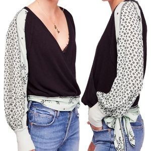 Free People Auxton thermal wrap top